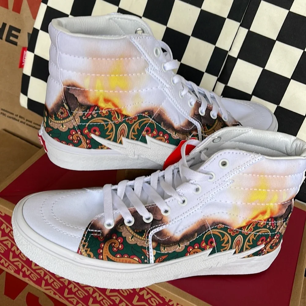 Vans Sk8-Hi Bolt Big Reveal True White/P WMNS sneakers - Picture 11 of 16